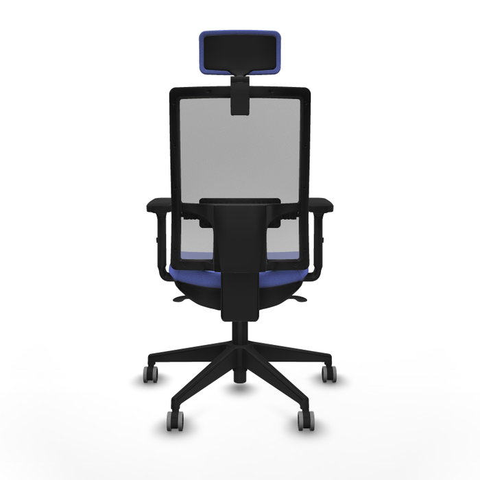 PIQUERAS Y CRESPO Silla de oficina Horna con mecanismo Sincro, Azul claro y Gris PIQUERAS Y CRESPO Silla de oficina Horna con mecanismo Sincro, Azul claro y Gris
