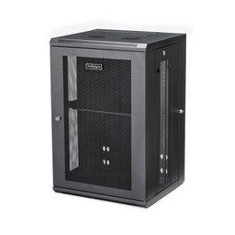 StarTech.com RK1820WALHM Armario Rack de Pared 18U 19 Pulgadas 4 Columnas Acero 90kg