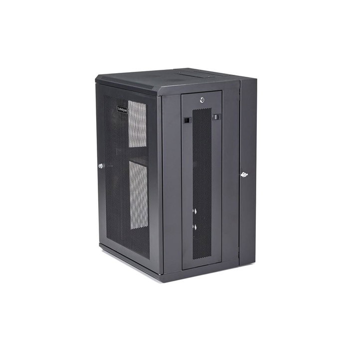 StarTech.com RK1820WALHM Armario Rack de Pared 18U 19 Pulgadas 4 Columnas Acero 90kg StarTech.com RK1820WALHM Armario Rack de Pared 18U 19 Pulgadas 4 Columnas Acero 90kg