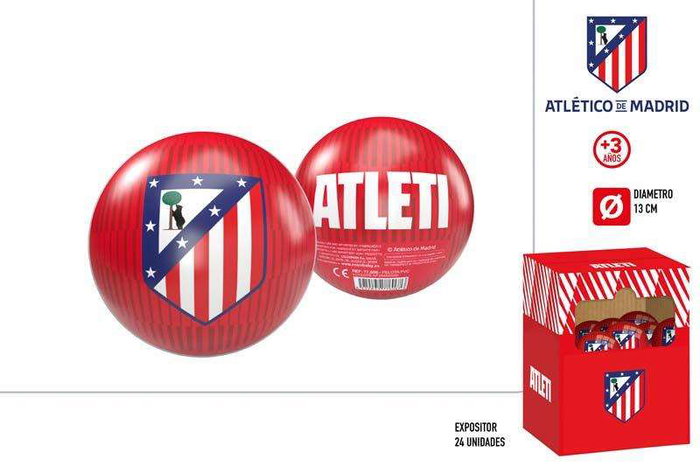 Color Baby Pelota Atletico De Madrid 13cm (Hinchada) Oficial