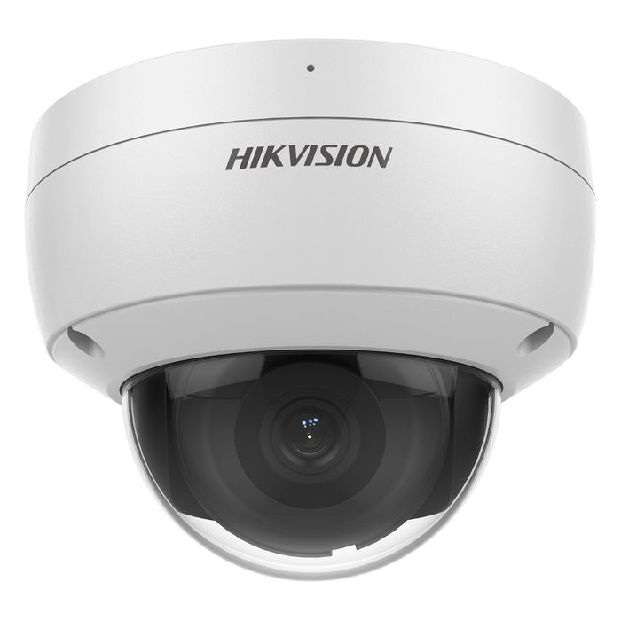 Hikvision DS-2CD2143G2-IU Cámara IP Domo Exterior 4MP 4mm con Infrarrojo, WDR, IP65, IK10, POE, Detección Inteligente