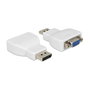 DeLOCK Adaptador DisplayPort a VGA 65568 Blanco