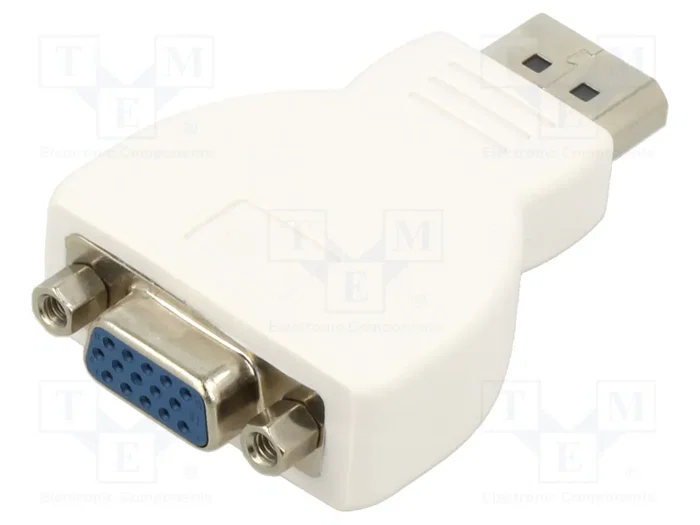 DeLOCK Adaptador DisplayPort a VGA 65568 Blanco
