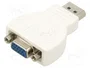 DeLOCK Adaptador DisplayPort a VGA 65568 Blanco