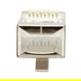 VALUE RJ-45 Modular Plug Conector, Cat.6/6A Blindado (Geschirmt), Metálico Transparente, Paquete de 100 Piezas (21.99.3065)
