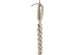 DKD Home Decor Macetero Crudo 130 x 15 x 15 cm Algodón Macramé (6 Unidades)