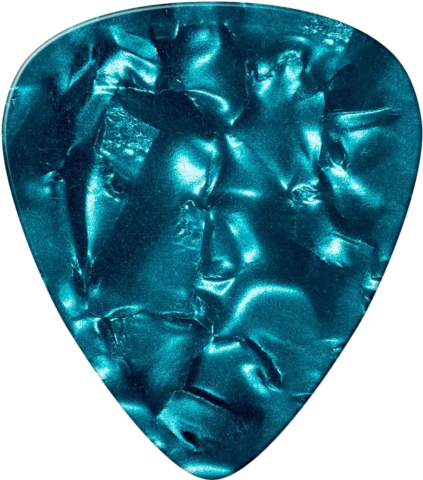 Dunlop Pack 72 Púas Genuine Celluloid Classic Turquesa - Thin