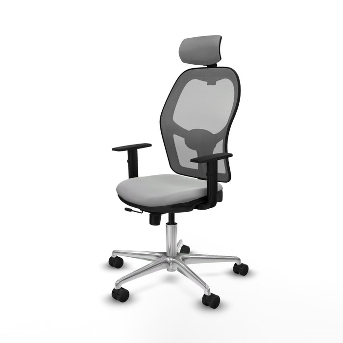 PIQUERAS Y CRESPO Silla de oficina Jorquera Gris con Mecanismo Sincro/Traslack PIQUERAS Y CRESPO Silla de oficina Jorquera Gris con Mecanismo Sincro/Traslack