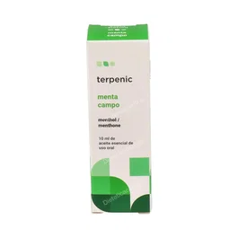 Terpenic Aceite Esencial de Menta Campo 10ml - 100% Puro, Natural y Quimiotipado para Uso Oral