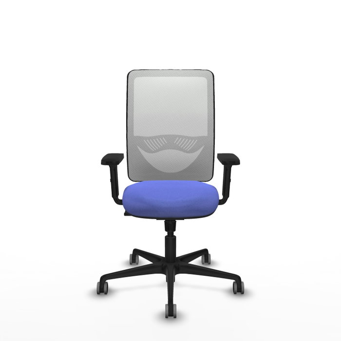 PIQUERAS Y CRESPO Silla de oficina Zulema con mecanismo Sincro, Azul claro y Blanco PIQUERAS Y CRESPO Silla de oficina Zulema con mecanismo Sincro, Azul claro y Blanco