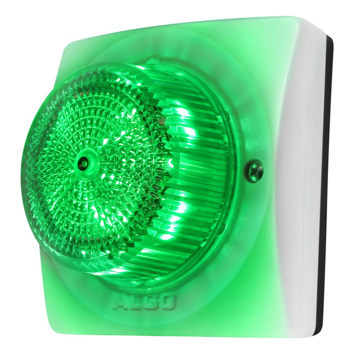 ALGO 8138 Alerta Visual con Lámpara LED, IP66 para Interior/Exterior, Alimentación PoE 48V, Color Surtido