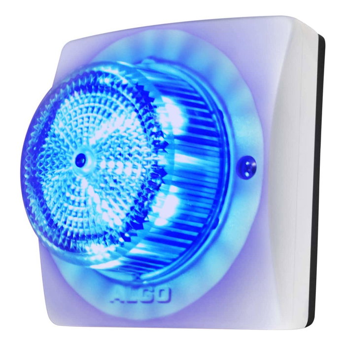 ALGO 8138 Alerta Visual con Lámpara LED, IP66 para Interior/Exterior, Alimentación PoE 48V, Color Surtido