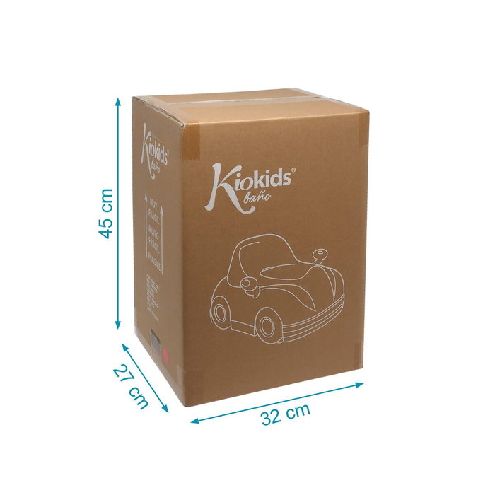 KioKids Orinal Infantil Coche Rojo para Aprendizaje +12 Meses