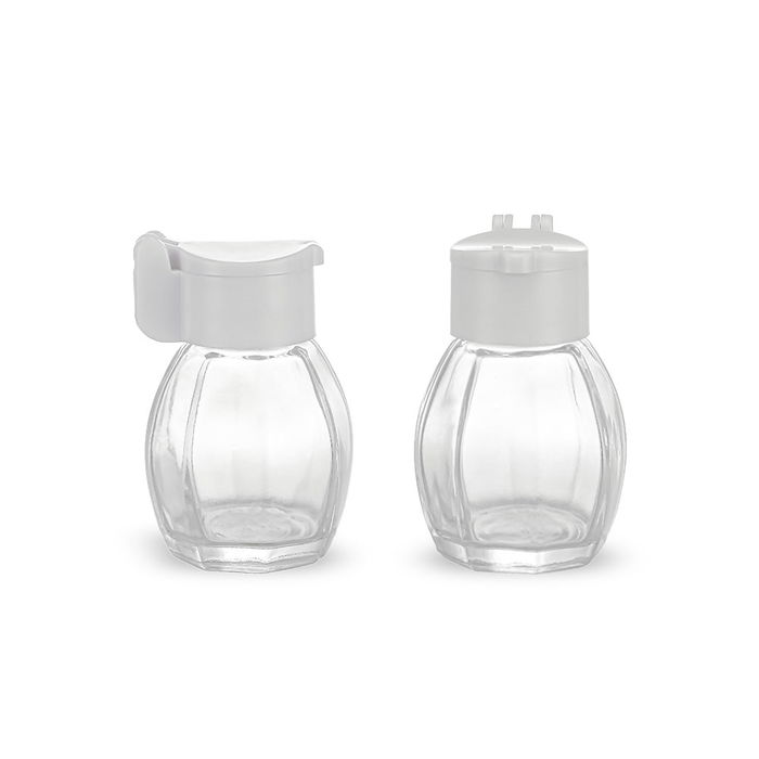 Inde Set 2 Saleros Vidrio Tapa Inatascable 37 ml (24 Unidades)