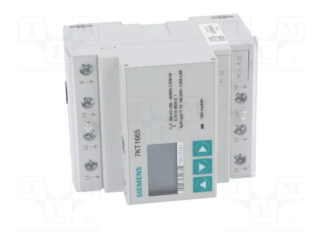 SIEMENS 7KT1665 Medidor para raíl DIN 80A 400V