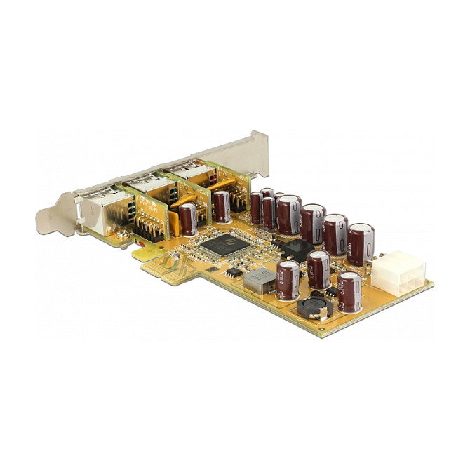 DeLOCK 89655 Tarjeta de expansión PCIe con 3 puertos USB 2.0 powered USB DeLOCK 89655 Tarjeta de expansión PCIe con 3 puertos USB 2.0 powered USB