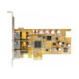 DeLOCK 89655 Tarjeta de expansión PCIe con 3 puertos USB 2.0 powered USB