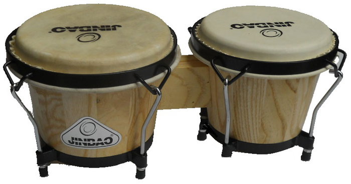 Jinbao Bongos de 6 + 7 pulgadas con parches de piel de búfalo Jinbao Bongos de 6 + 7 pulgadas con parches de piel de búfalo