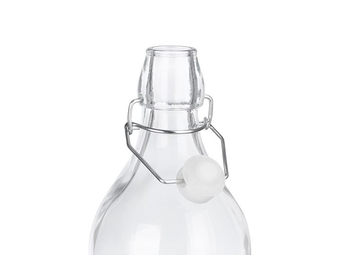 Vivalto Botella Juicy Fruit 1L Transparente 9x28x9cm (Set de 18)