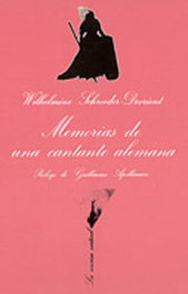 Memorias de una cantante alemana, Wilhelmine Schröeder-Devrient - TUSQUETS
