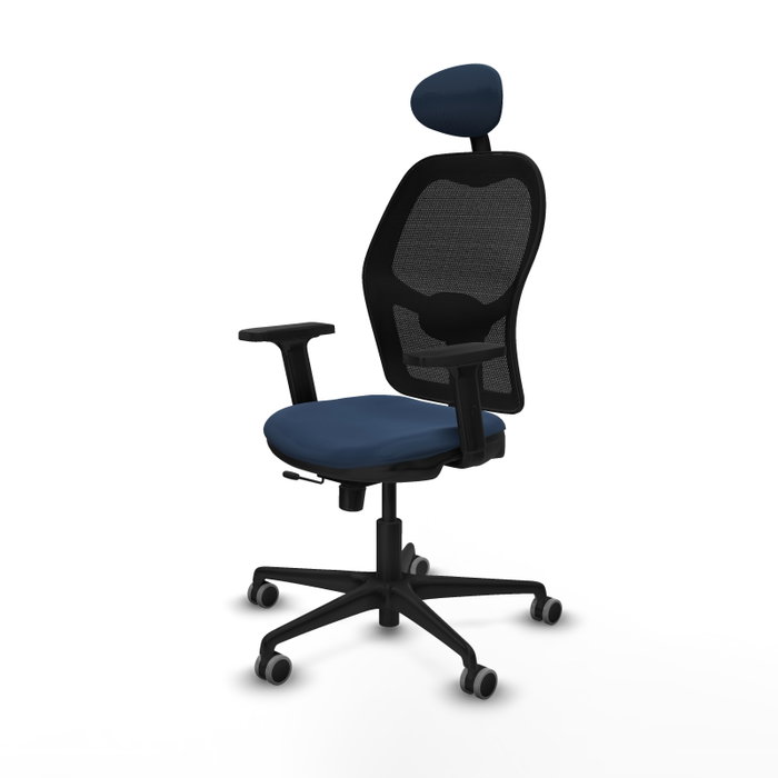 PIQUERAS Y CRESPO Silla de oficina Jorquera Azul marino y Negro PIQUERAS Y CRESPO Silla de oficina Jorquera Azul marino y Negro