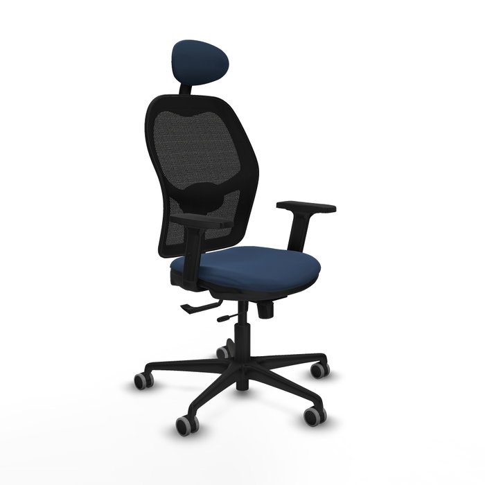 PIQUERAS Y CRESPO Silla de oficina Jorquera Azul marino y Negro PIQUERAS Y CRESPO Silla de oficina Jorquera Azul marino y Negro