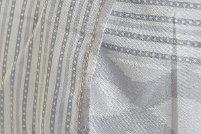 DKD Home Decor Cojin Patchwork Beige Gris Poliester 60 x 10 x 40 cm