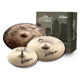 Zildjian A Family Juego de Platos New Beat HH 12 inch, Fast Crash 14 inch y Uptown Ride 18 inch