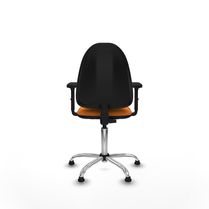 PIQUERAS Y CRESPO Silla de oficina Aýna Naranja con Brazos 2D