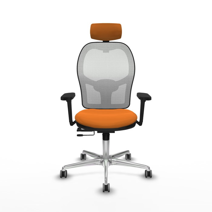 PIQUERAS Y CRESPO Silla de oficina Jorquera Naranja y Blanco PIQUERAS Y CRESPO Silla de oficina Jorquera Naranja y Blanco