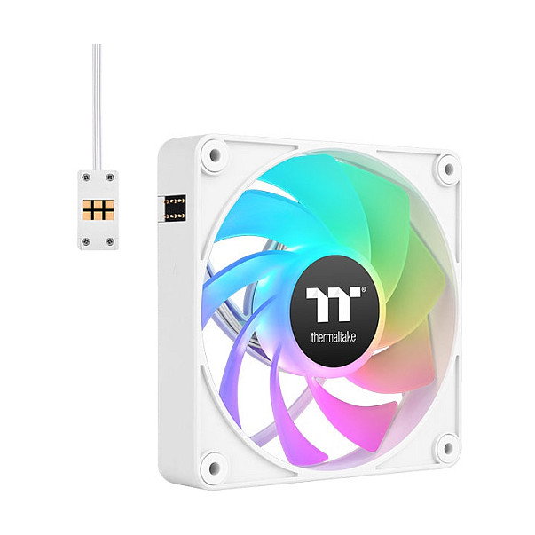 Thermaltake CT140 EX ARGB Ventilador de 140 mm Blanco Pack de 3
