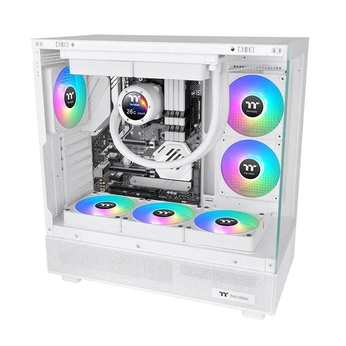 Thermaltake CT140 EX Reverse ARGB Sync Blanco Pack de 3