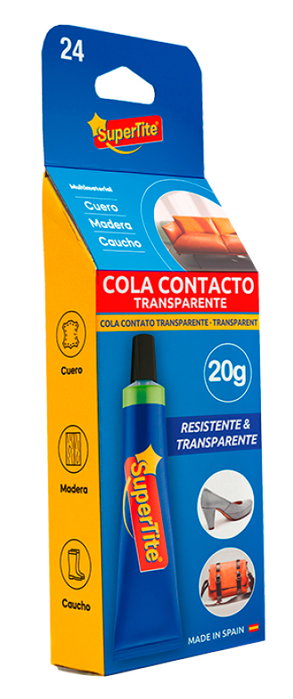 Supertite Adhesivo de Contacto Transparente 20 ml Supertite Adhesivo de Contacto Transparente 20 ml