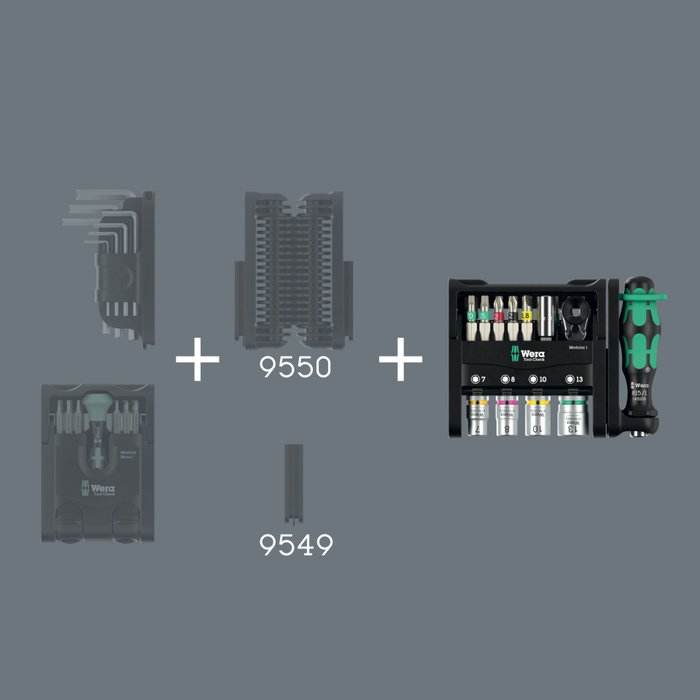 Wera Tool-Check Modular 1 Set de 21 piezas
