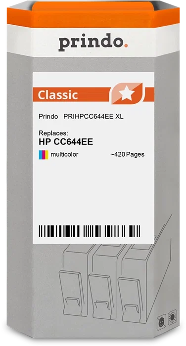 Prindo Cartucho de tinta Classic XL para HP CC644EE (300 XL) Prindo Cartucho de tinta Classic XL para HP CC644EE (300 XL)