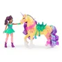 Spinmaster Unicorn School Figuras de Ava y Leaf SPI6072678 - A partir de 4 años - 5 accesorios incluidos
