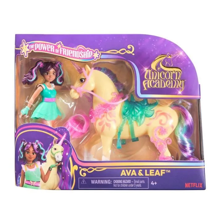 Spinmaster Unicorn School Figuras de Ava y Leaf SPI6072678 - A partir de 4 años - 5 accesorios incluidos Spinmaster Unicorn School Figuras de Ava y Leaf SPI6072678 - A partir de 4 años - 5 accesorios incluidos