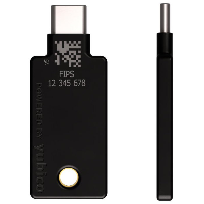 Yubico YubiKey 5C NFC - Llave de Seguridad FIPS con USB-C y NFC - Referencia 5060408464236