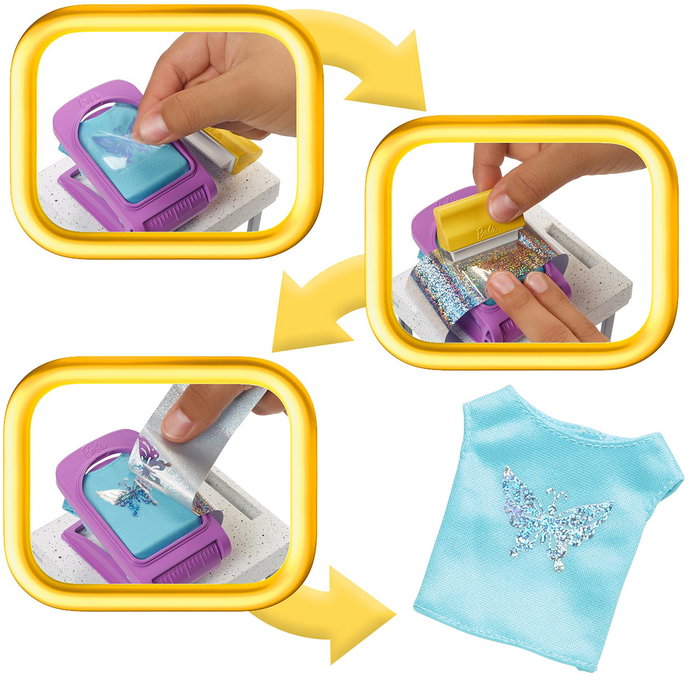 Barbie HKT78 Muñeca Diseña y Vende Tienda de Ropa para Jóvenes Diseñadores de Moda + Barbie HKT78 Muñeca Diseña y Vende Tienda de Ropa para Jóvenes Diseñadores de Moda +