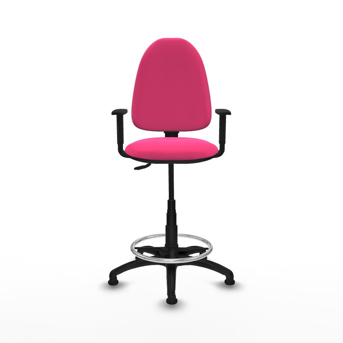 PIQUERAS Y CRESPO Taburete Aýna Rosa con Brazos 1D PIQUERAS Y CRESPO Taburete Aýna Rosa con Brazos 1D