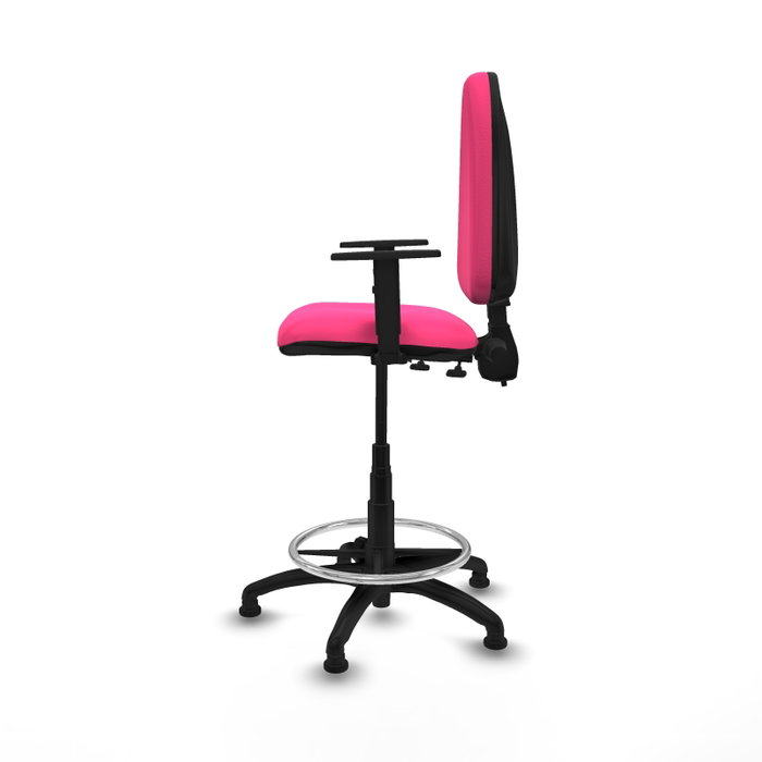 PIQUERAS Y CRESPO Taburete Aýna Rosa con Brazos 1D PIQUERAS Y CRESPO Taburete Aýna Rosa con Brazos 1D