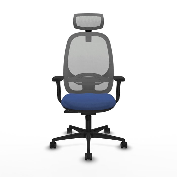 PIQUERAS Y CRESPO Silla de oficina Cilanco con mecanismo Sincro, Azul marino y Gris PIQUERAS Y CRESPO Silla de oficina Cilanco con mecanismo Sincro, Azul marino y Gris
