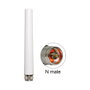 DeLOCK 88980 Antena LTE Exterior Omnidireccional con Conector N, 2.5 dBi, Blanca
