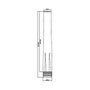 DeLOCK 88980 Antena LTE Exterior Omnidireccional con Conector N, 2.5 dBi, Blanca