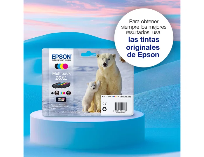 Epson Claria Premium Cartucho 26XL Foto Negro T2631