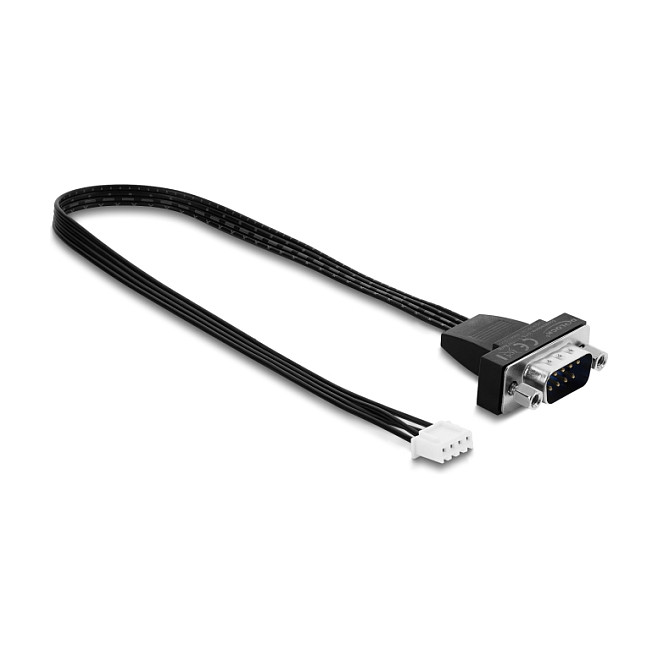 DeLOCK Cable de Conexión Serie RS-232 D-Sub 9 Pin a JST XH 4 Pin 25 cm DeLOCK Cable de Conexión Serie RS-232 D-Sub 9 Pin a JST XH 4 Pin 25 cm