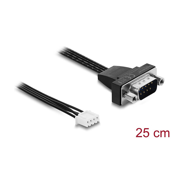DeLOCK Cable de Conexión Serie RS-232 D-Sub 9 Pin a JST XH 4 Pin 25 cm DeLOCK Cable de Conexión Serie RS-232 D-Sub 9 Pin a JST XH 4 Pin 25 cm