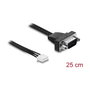 DeLOCK Cable de Conexión Serie RS-232 D-Sub 9 Pin a JST XH 4 Pin 25 cm