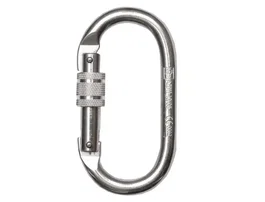 Safetop Mosquetón de rosca acero apertura 19 mm retráctil cable 4,8 mm 6,35 m carga 120 kg