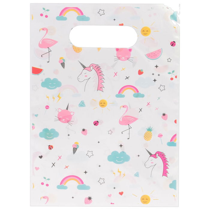 Party Time Juego De 10 Bolsas Sorpresa Para Cumpleaños Temáticas Unicornio Y Perezoso